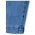 Dries Van Noten PENNING Plissierte Jeans aus hellblauem Denim - Ansicht 5