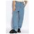 Dries Van Noten PENNING Plissierte Jeans aus hellblauem Denim - Ansicht 8