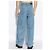 Dries Van Noten PENNING Plissierte Jeans aus hellblauem Denim - Ansicht 9