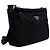 Prada Tesuto Nylon Schultertasche und Crossbody-Bag mit Dreiecks-Logo Schwarz - Ansicht 3
