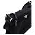 Prada Tesuto Nylon Schultertasche und Crossbody-Bag mit Dreiecks-Logo Schwarz - Ansicht 9