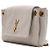 Saint Laurent Borsa a tracolla e spalla Nolita in pelle d'agnello crema con monogramma dorato Bianco - vista 2