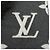 Stola Louis Vuitton in cashmere nero e pelliccia di volpe - vista 6