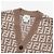 Fendi Cardigan in jacquard per bambini AOBG Multicolore - vista 5