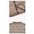 Fendi Cardigan in jacquard per bambini AOBG Multicolore - vista 8