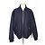 Thom Browne Cashmere Asymmetric Stripe Bomber Jacket Padding Black
