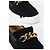 Giuseppe Zanotti Slip-On con cadena dorada NERO Roja - vista 5