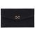 Salvatore Ferragamo Clutch Gold Double Gancini Black Nero