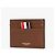 Thom Browne Soft Calf Leather Three-Stripe Tab Card Holder Red - view 4