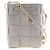 Bottega Veneta Mini Borsa Secchiello Intrecciato Bianco - vista 3