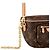 Louis Vuitton Mini Borsa a Vita Monogram Canvas Nero - vista 5