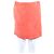Falda envolvente de gamuza Hermès Naranja
