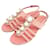 Sandali Chanel con perle Rosa
