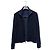 Loro Piana Giacca a vento reversibile in cashmere blu navy Nero