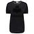 Isabel Marant KOLDI Logo Leinen-T-Shirt Black stamp: Schwarz