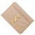 Saint Laurent Monogram Kartenetui Orange Stoff