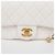 Chanel Borsa a Tracolla e Spalla Petite Sac Golden Ball Chain Bianco - vista 3