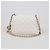 Chanel Borsa a Tracolla e Spalla Petite Sac Golden Ball Chain Bianco - vista 4