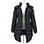 Moncler Abrigo largo de plumón Chalford Negro - vista 4