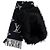 Stola Louis Vuitton in cashmere nero e pelliccia di volpe