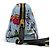 Necessaire Prada 1NS693 Triangle Logo Re-Nylon Surf Print Blu - vista 4