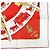 Foulard Hermès Paris Qui Roule 100% seta Bianco Rosso - vista 7