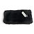 Bracciale rigido in pelliccia di coniglio Chanel Coco Mark Nero Bianco - vista 4