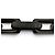 Bracciale a catena Monogram Louis Vuitton Nero Argento - vista 3