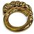 Anello Twist Band in oro Bottega Veneta - vista 5