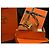 Hermès Gold Classic Black Orange Wendelgürtel Mehrfarben - Ansicht 2