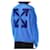 Off White Mohair Pullover Blau Herren  - Ansicht 3