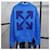 Off White Mohair Pullover Blau Herren  - Ansicht 6