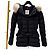 Moncler Clion Fox Fur Women's Down Jacket Black - view 4