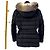Moncler Clion Fox Fur Women's Down Jacket Black - view 7