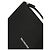 Clutch Balenciaga in pelle nera Nero - vista 5