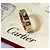 Cartier Mini Love Ring in Roségold mit Diamant Pink - Ansicht 2