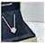 Van Cleef & Arpels Collier WG Pure Line Diamond Alhambra Necklace Doré  - vue 2