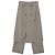 Pantaloni in twill di cotone Dries Van Noten PRIFFITH Grey stamp Marrone