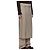 Pantaloni in twill di cotone Dries Van Noten PRIFFITH Grey stamp Marrone - vista 7