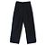 Céline Pantalones Margaret de gabardina de lana para mujer Negro