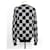 Louis Vuitton Distorted Damier Rundhals-Strickpullover XL Schwarz  - Ansicht 4
