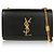 Saint Laurent Borsa Satchel Small Monogram stamp: Nero