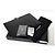 Saint Laurent Clutch in pelle caviar Nero - vista 8