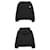 Moncler Kapuzenpullover aus Baumwolle mit Logo-Patch Schwarz  - Ansicht 3