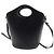 Burberry Borsa bucket in pelle con tasche Nero - vista 4