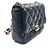 Chanel Borsa a tracolla matelassé in pelle d'agnello Season con catena Nero - vista 3
