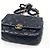 Chanel Borsa a tracolla matelassé in pelle d'agnello Season con catena Nero - vista 6
