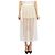 Falda larga plisada Sacai blanca Blanco - vista 4