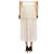 Falda larga plisada Sacai blanca Blanco - vista 6