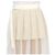 Falda larga plisada Sacai blanca Blanco - vista 8